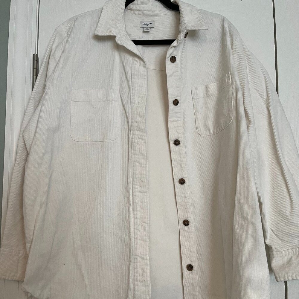 J Crew Corduroy Shacket, Size XL